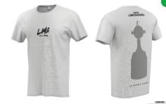 Polera cuello blanca copa