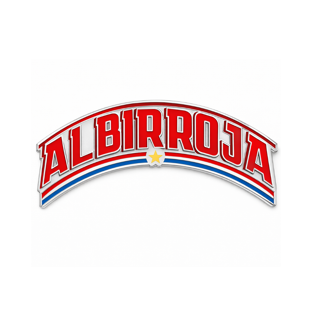 PIN METALICO PREMIUM ALBIRROJA MUNDIAL 2026