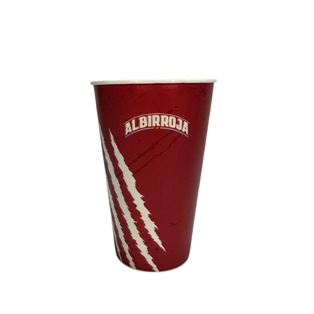 Vaso plastico Garra rojo